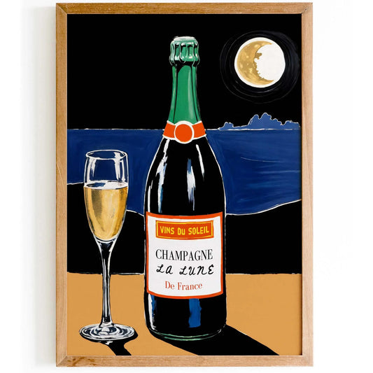 French Night with La Lune Print