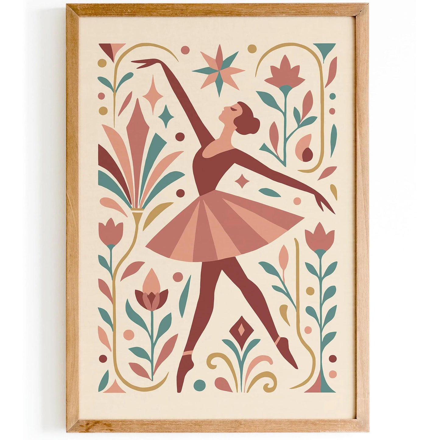 Modern Ballerina Poster