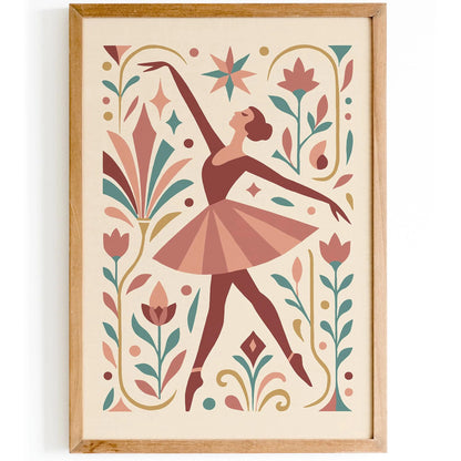 Modern Ballerina Poster