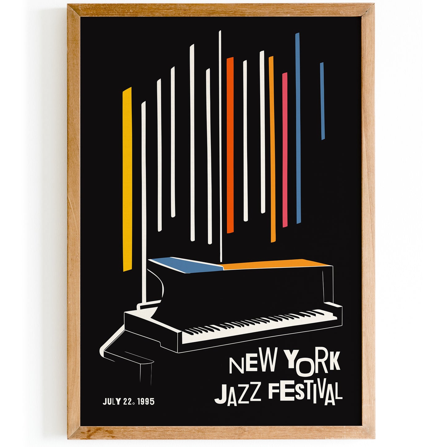 New York Jazz Festival Retro Poster