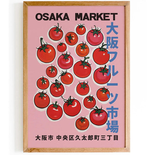 Osaka Fruit Market Poster