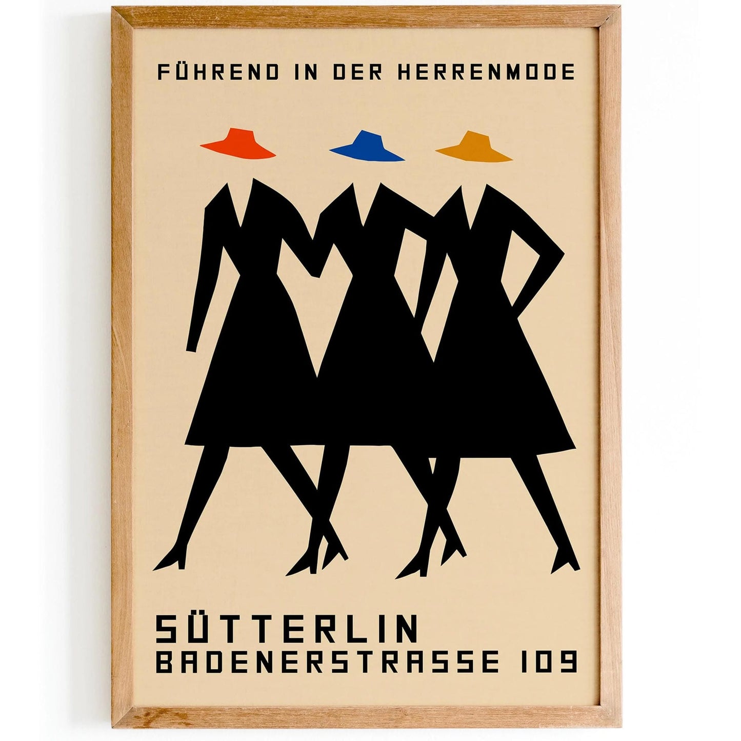 German Vintage Fashion Poster