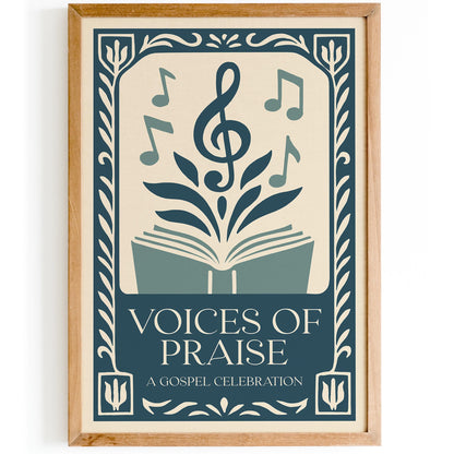 Voices of Praise A Gospel Celebration Poster