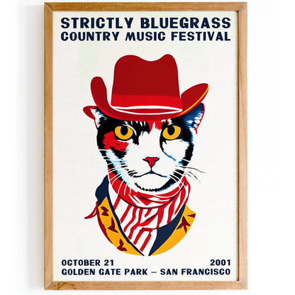 Strictly Bluegrass Country Music Festival Poster