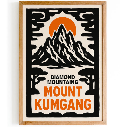 Mount Kumgang Poster Print