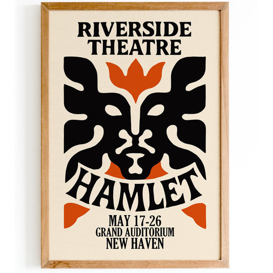 Hamlet Theatre Poster Print