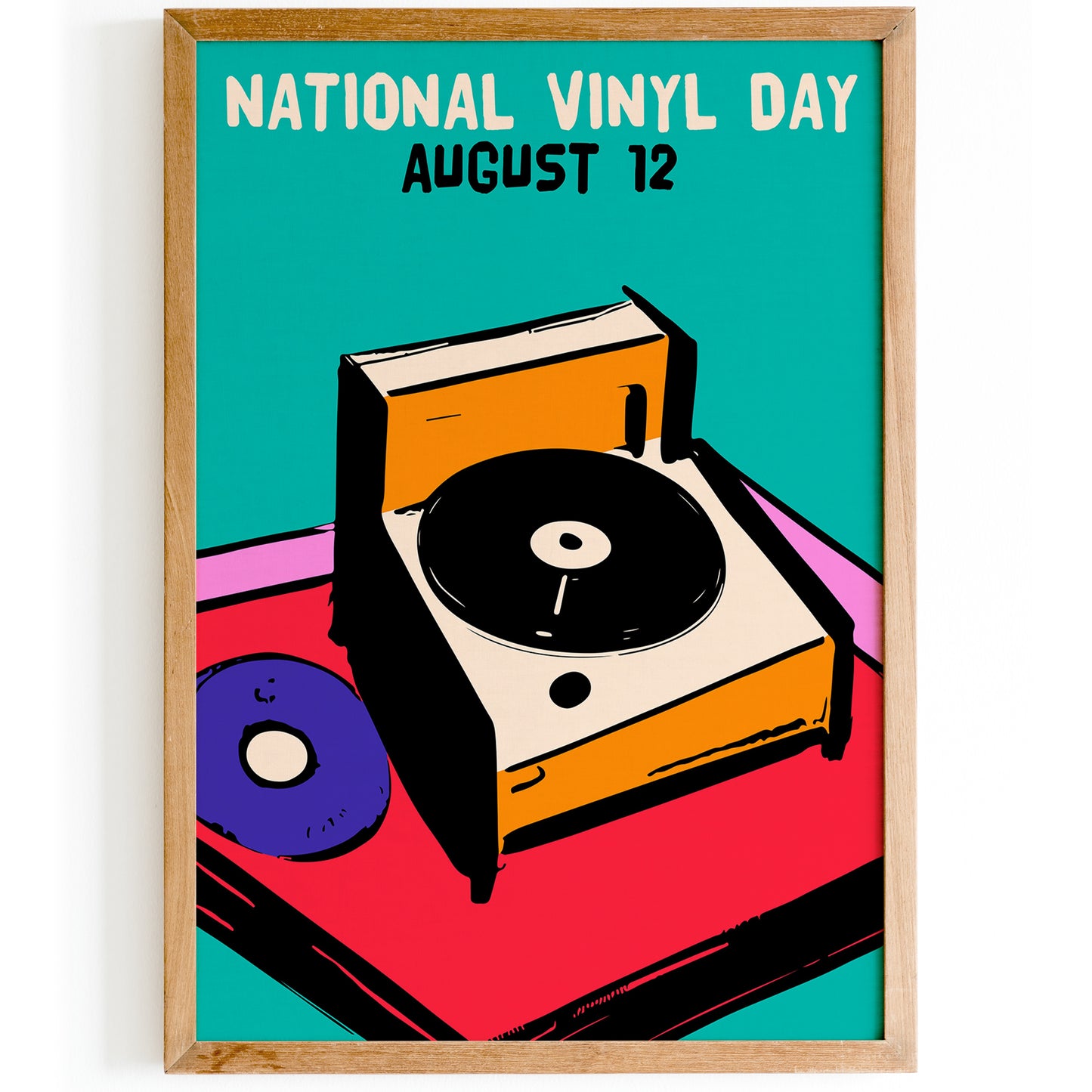 National Vinyl Day Art Poster