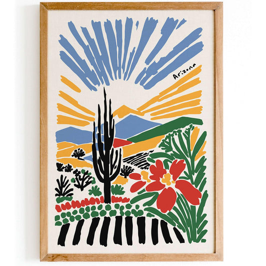 Arizona Landscape Poster 2025