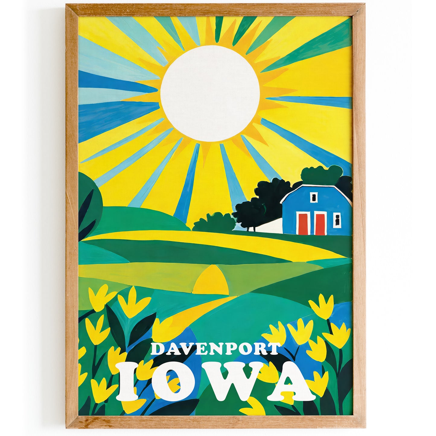 Iowa's Hidden Gems Art Poster