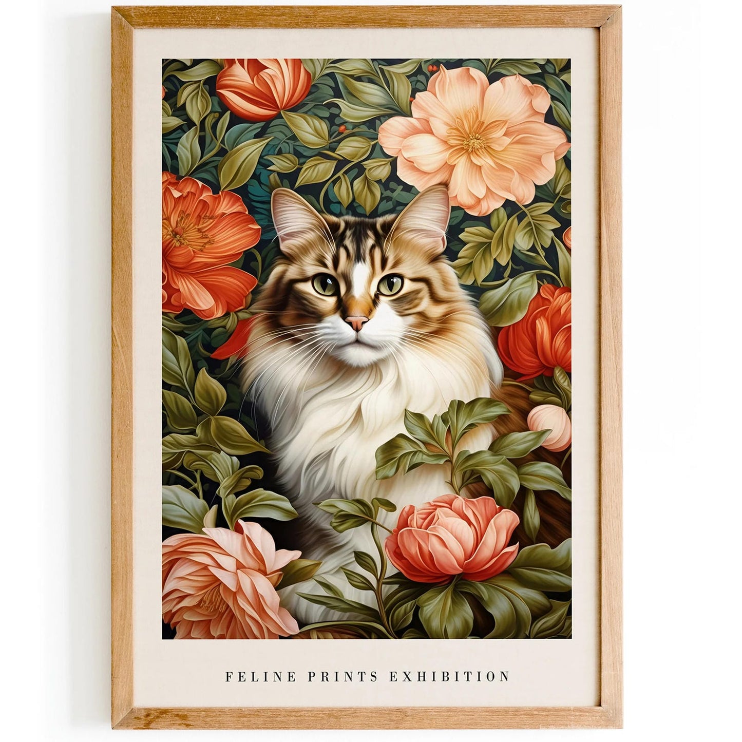 Royal Cat Portrait Art Print 2025