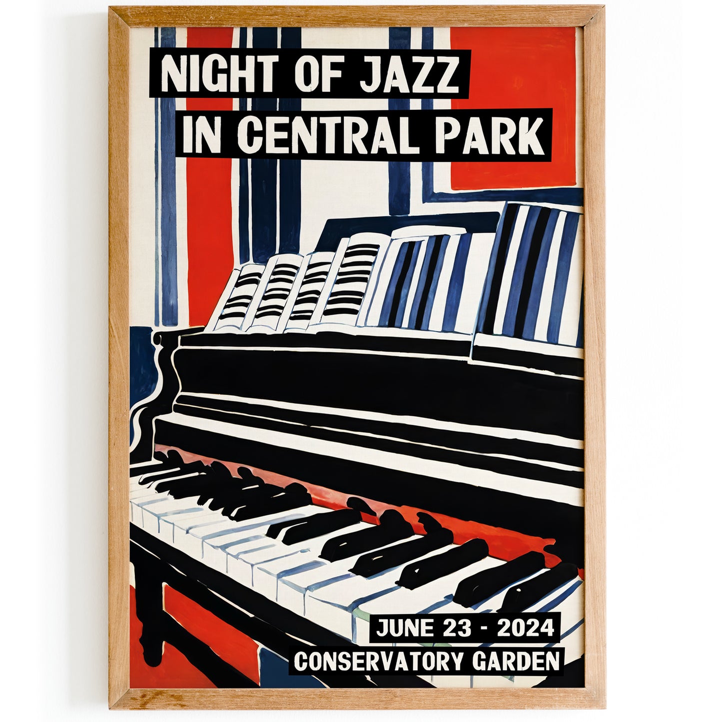 Night of Jazz Central Park 2024 Poster