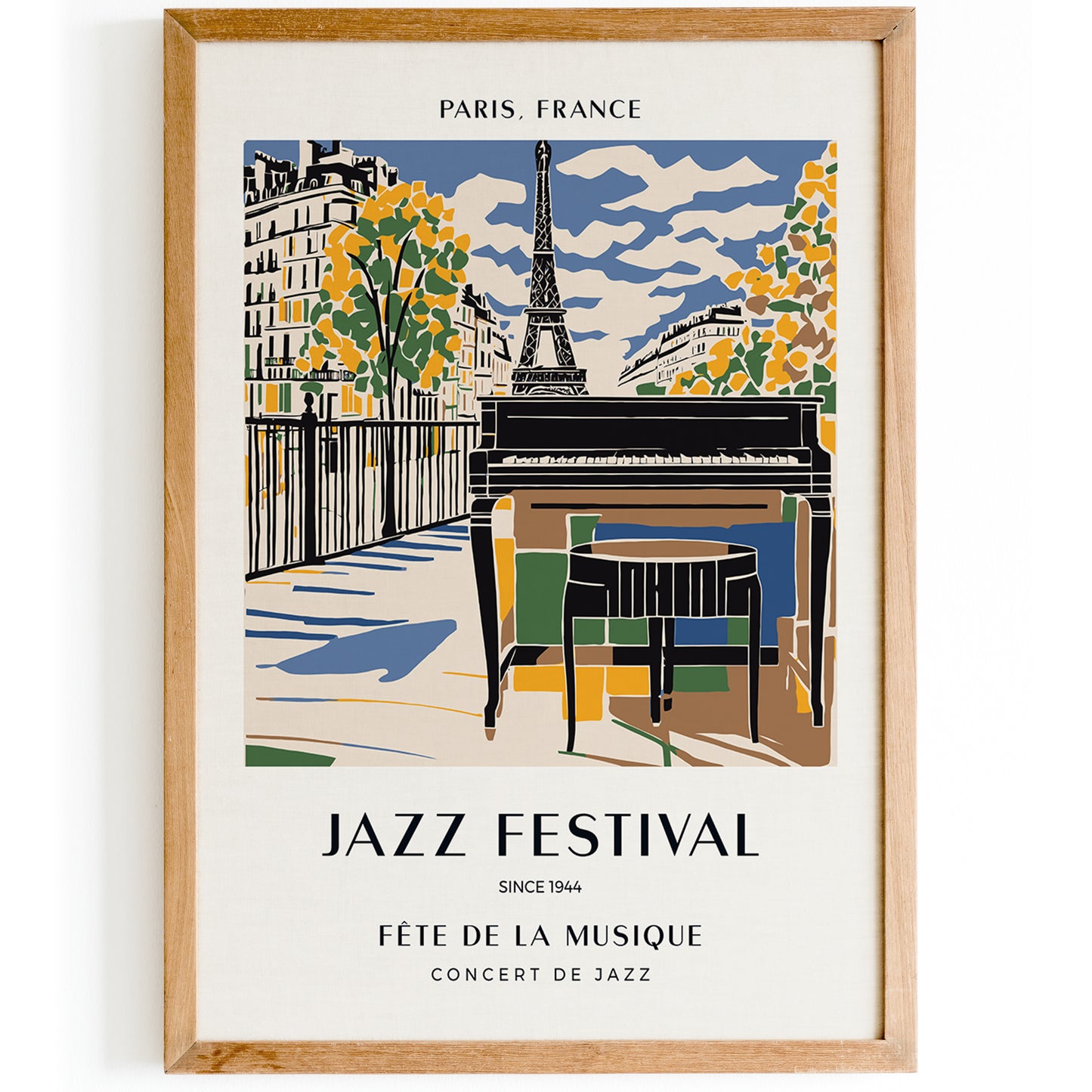 Festival de Jazz Paris Poster