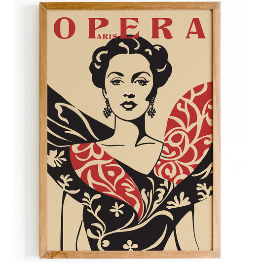 French Music Opera Art Print - 2024 Edition