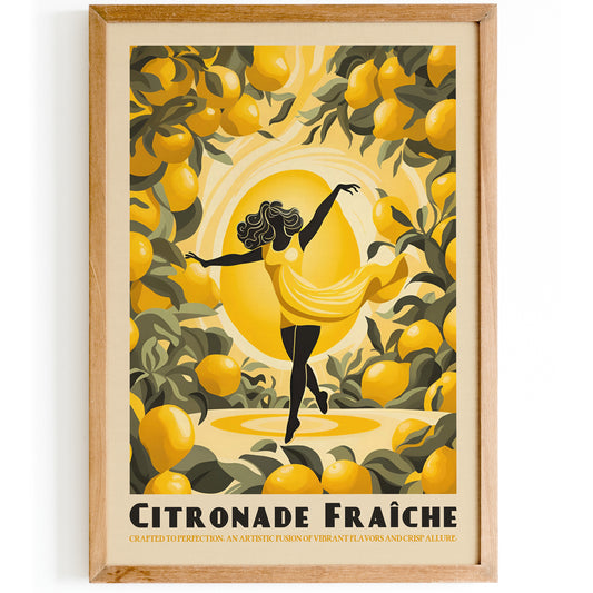 Citronade Frache - French Vintage Poster