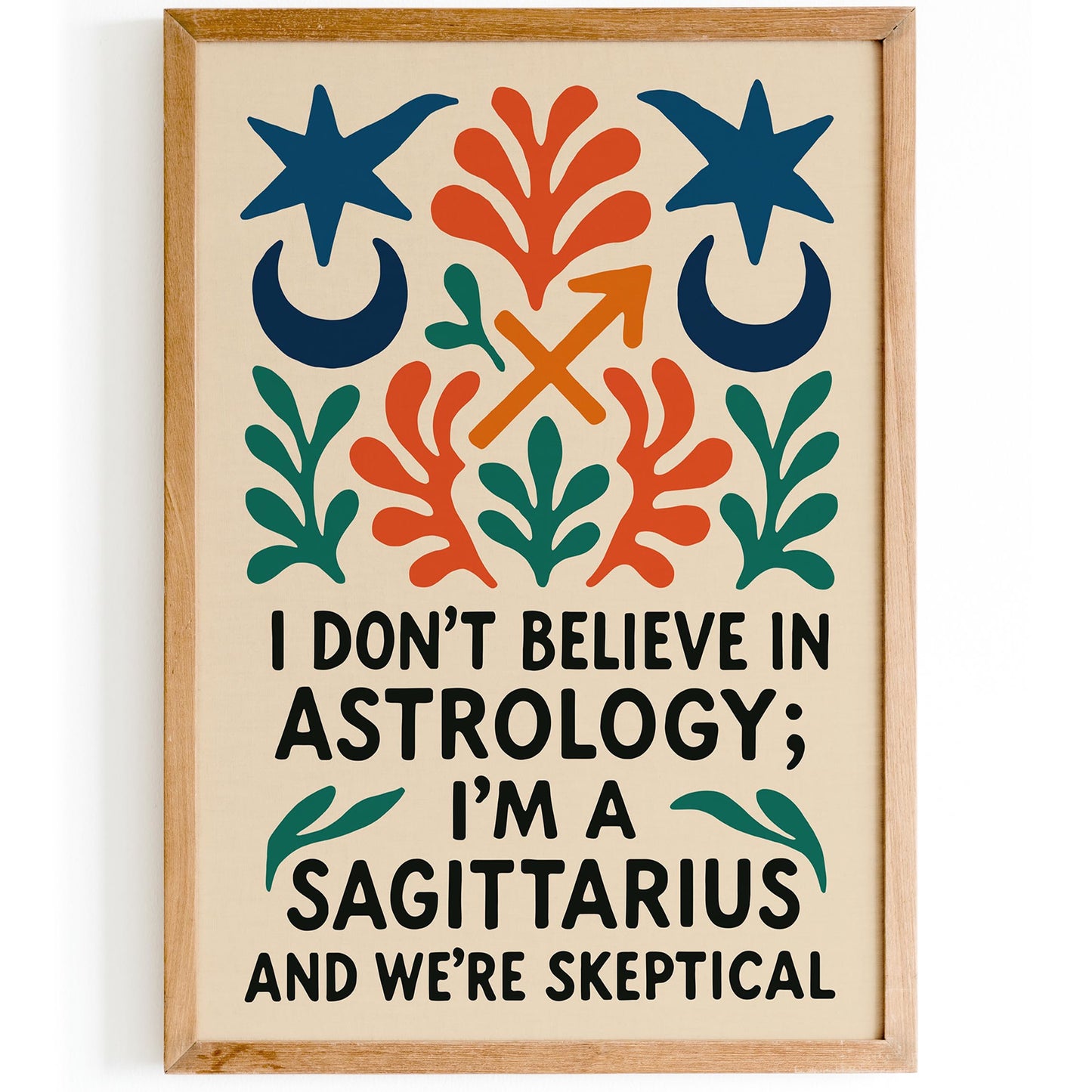Sagittarius Quote Poster Print