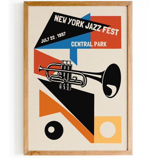New York Jazz Fest 1997 Poster
