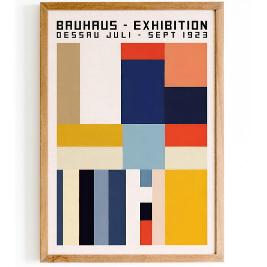 Metro Geometrics Bauhaus Poster