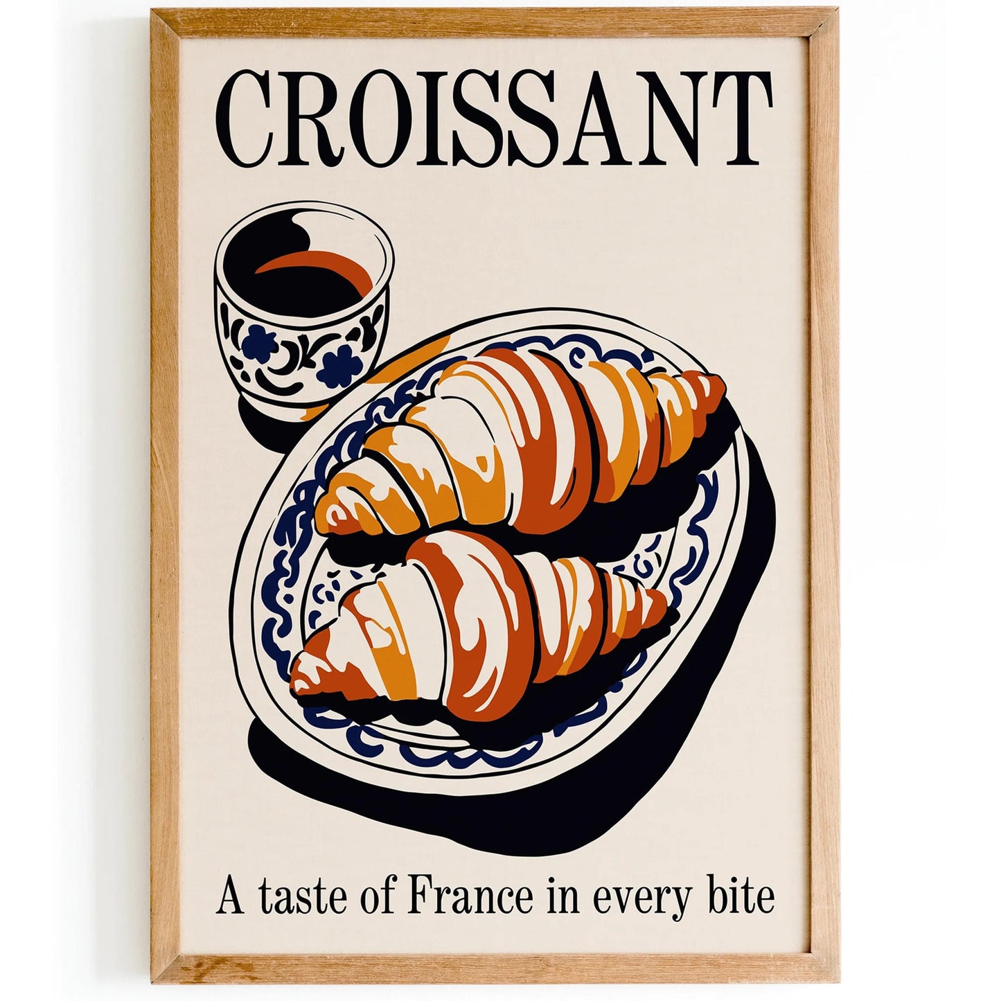 Croissant & Coffee: A Taste of France Poster