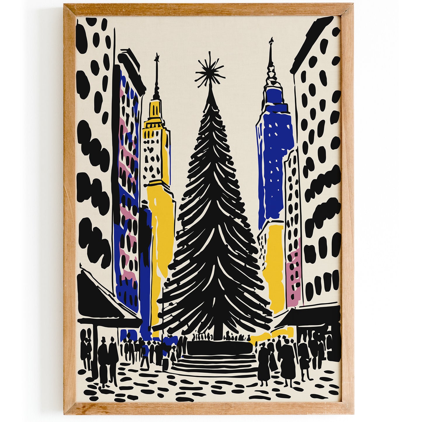 Christmas Tree in NYC Poster