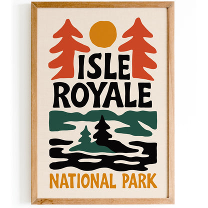 Isle Royale Park Poster