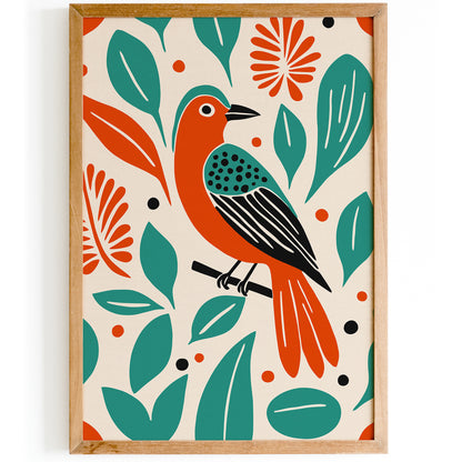 Cute Bird in the Jungle Poster