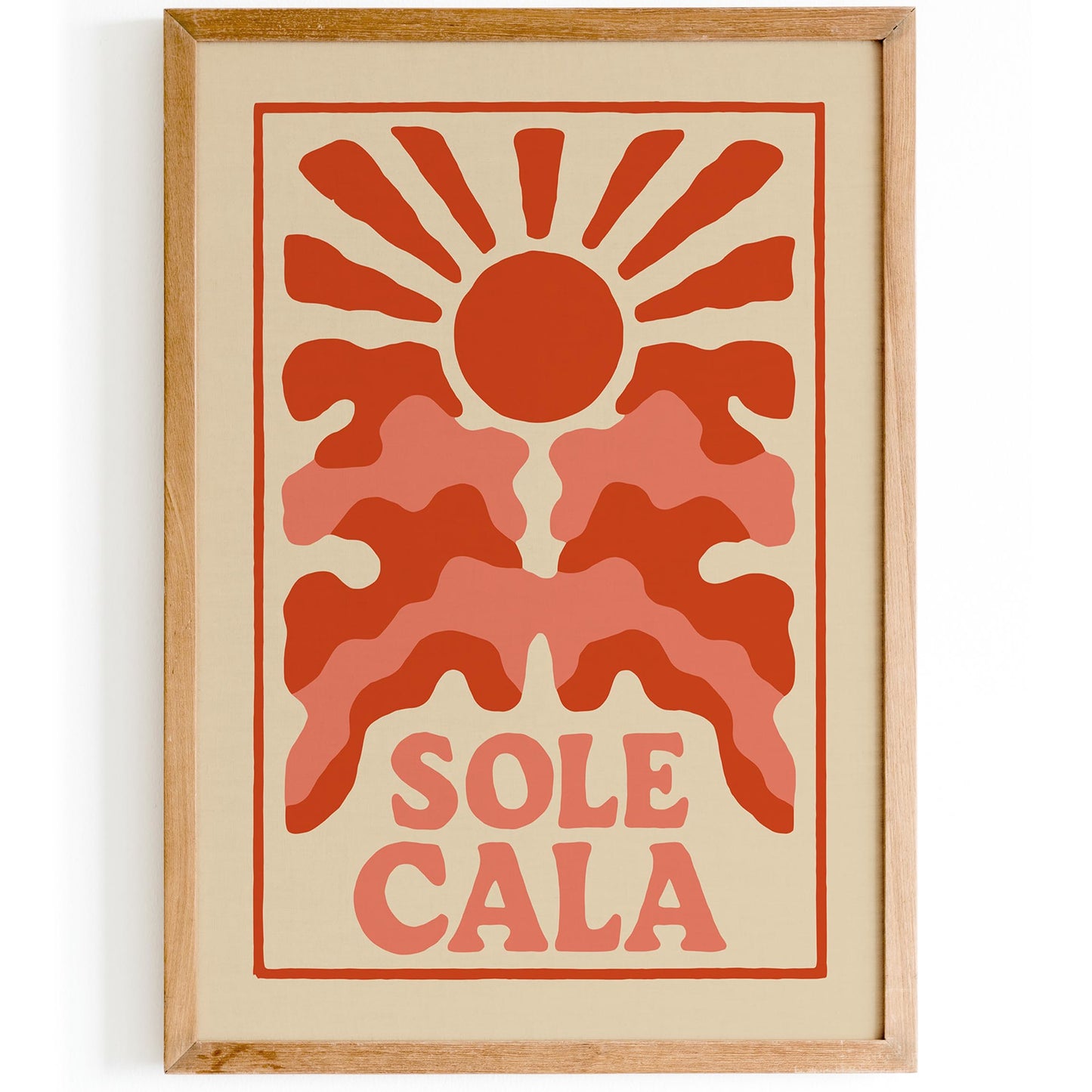Sole Cala Sun Poster