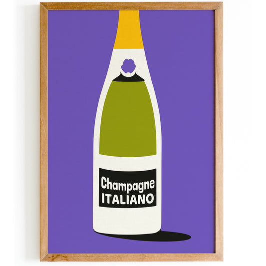 Italian Champagne Vintage Poster