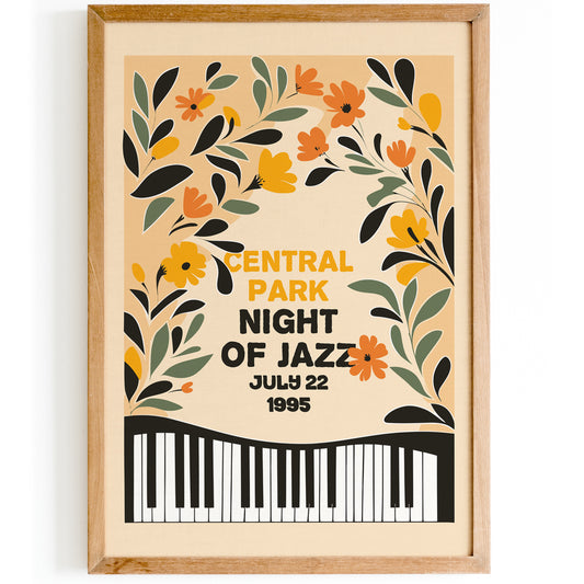 Central Park Night of Jazz 1999 Poster