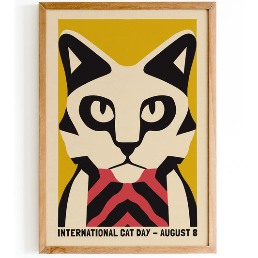 International Cat Day Poster