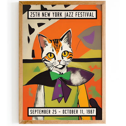 25th NYC Jazz Festival 1987 Poster