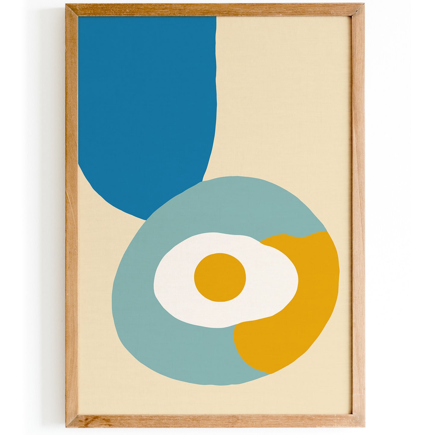 Fried Egg Minimalist Kitchen Art Print