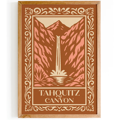 Tahquitz Canyon Palm Springs Poster