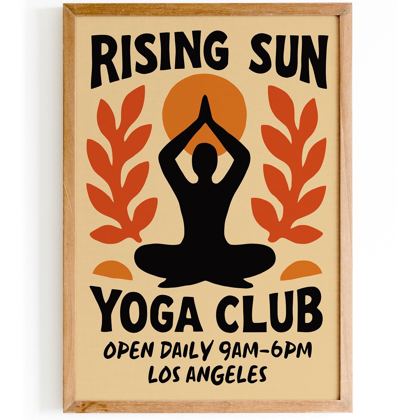 Yoga Club Los Angeles Poster
