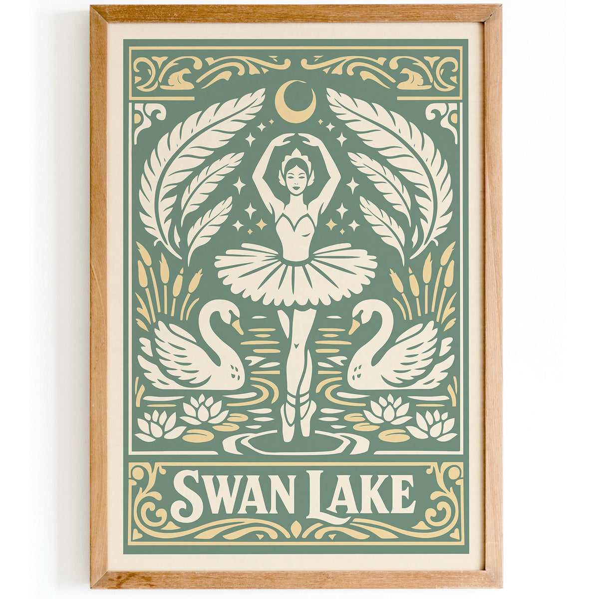 Swan Lake Ballet Poster