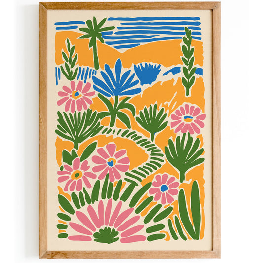 Colorful Texas Landscape Poster