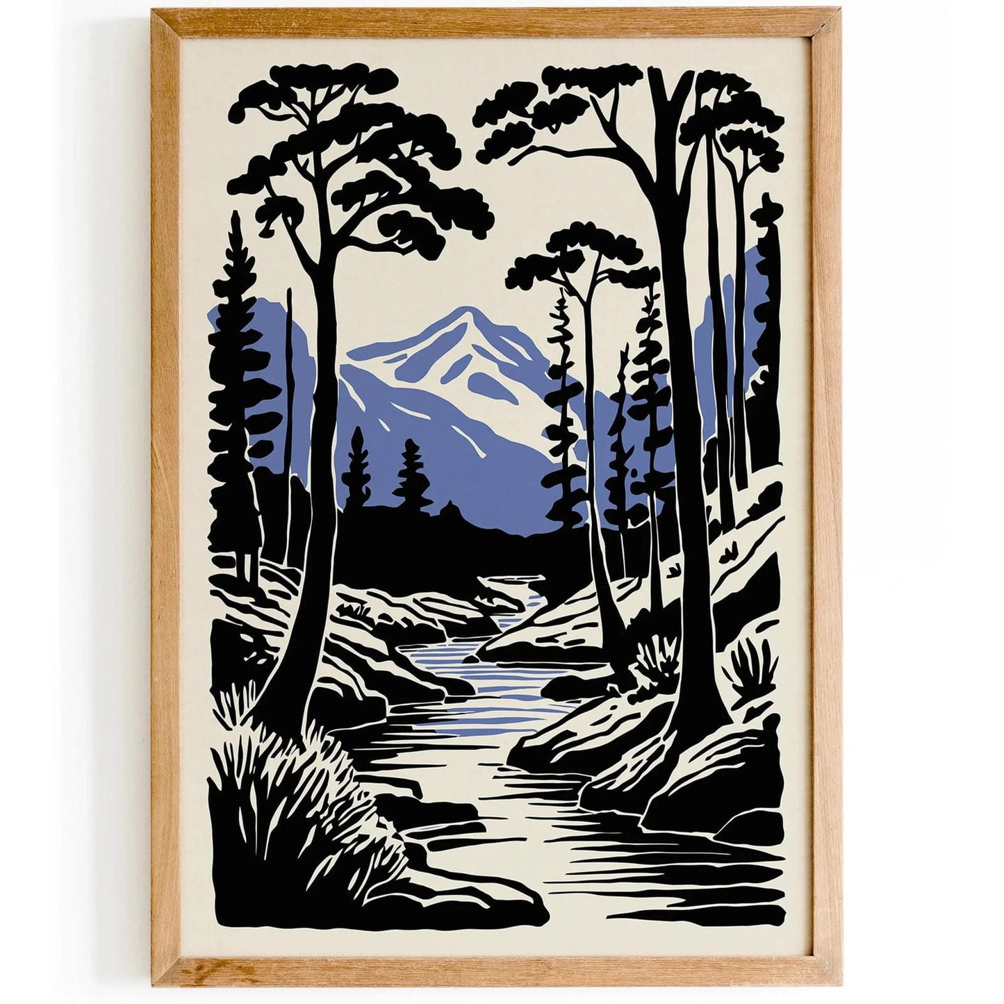 Great Smoky Mountains Landscape Poster, National Park Print