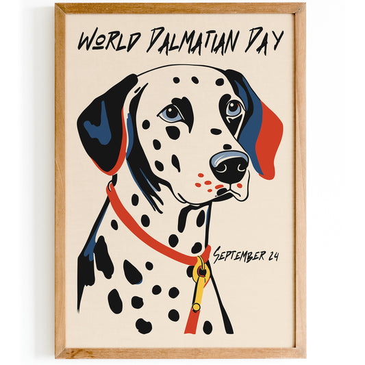 World Dalmatian Day Wall Art Print