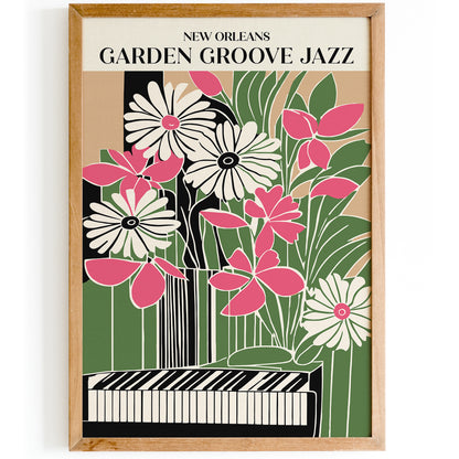 New Orleans Garden Groove Print