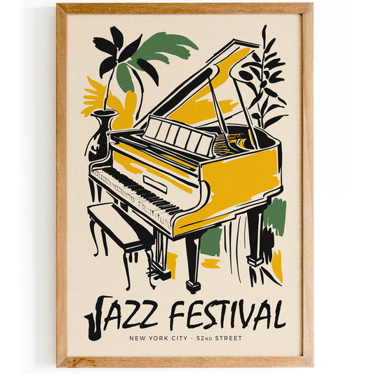 Jazz Festival New York City Poster 2025