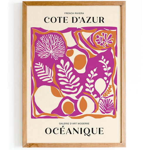 Cote d Azur Oceanique Poster