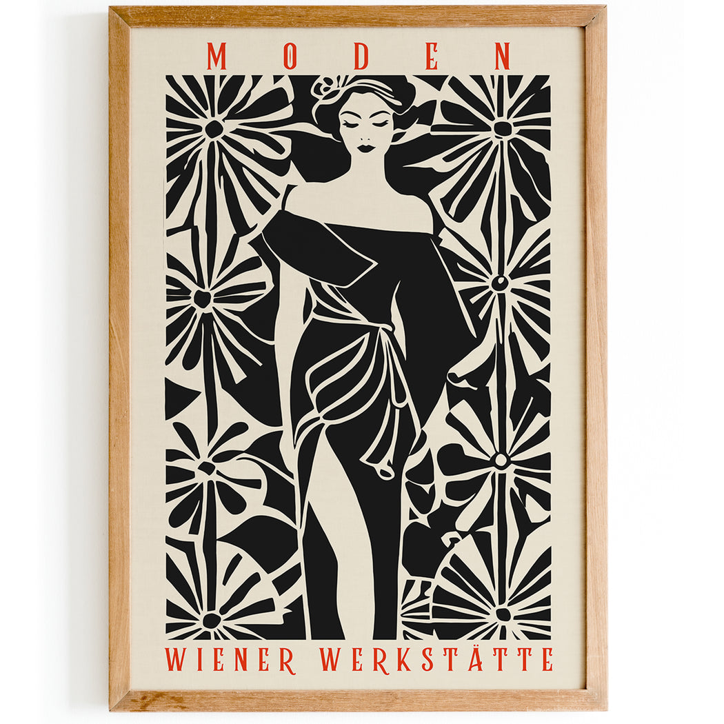 Wiener Werkstatte Fashion Poster