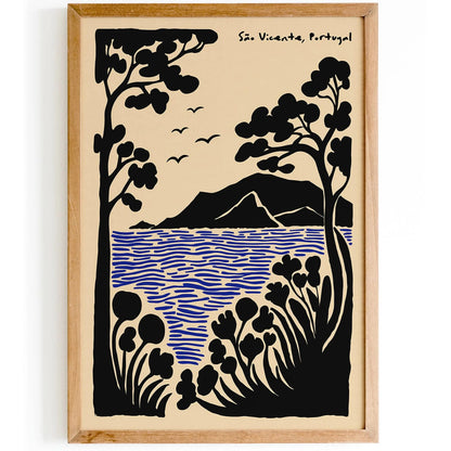 Sao Vicente Portugal Landscape Poster