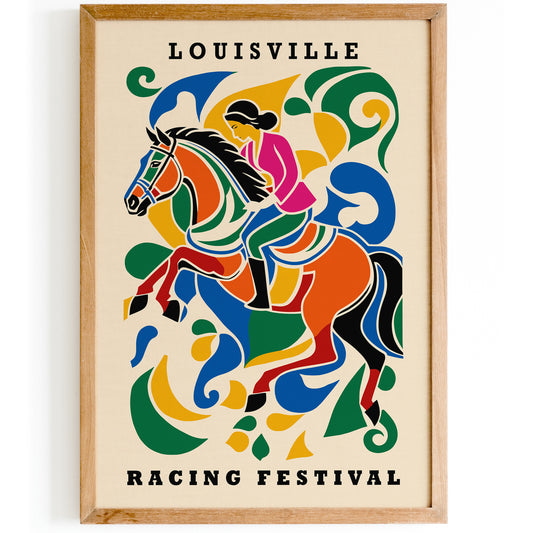 Louisville Racing Festival Art Print