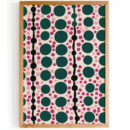 Modern Spots Dots Art Print