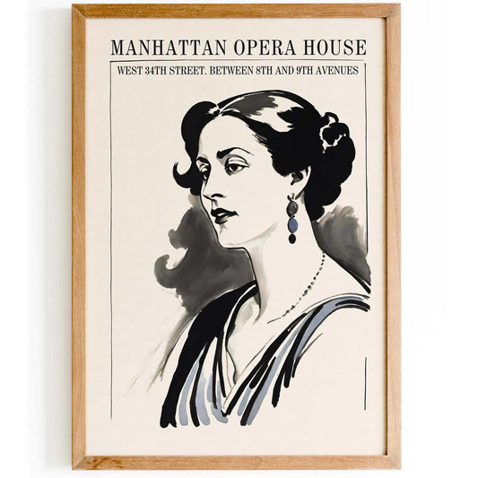 Manhattan Opera Poster Print