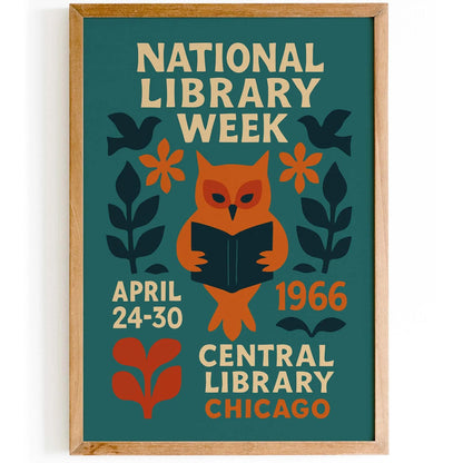 National Library Week Poster Print