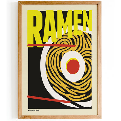 Ramen - Retro Noodles Poster