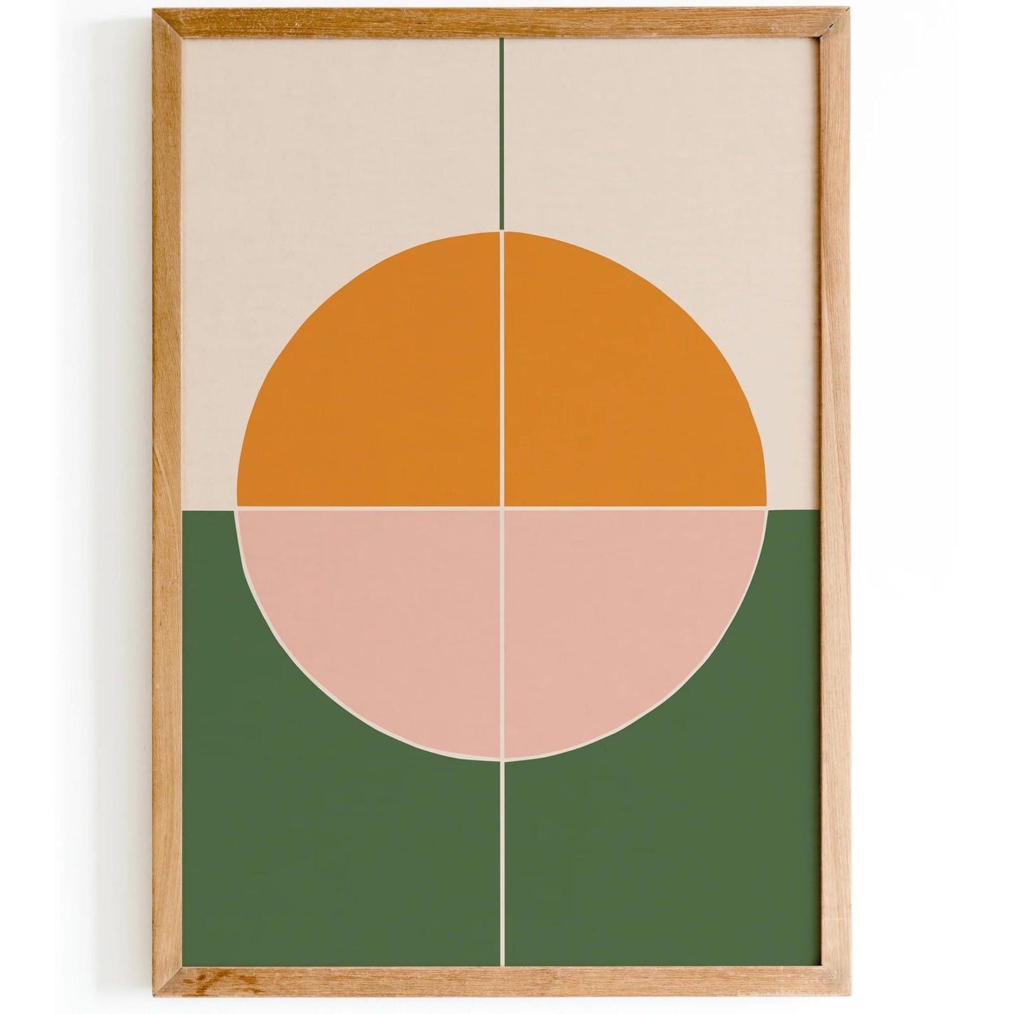 Mid Century Modern Retro Art Print