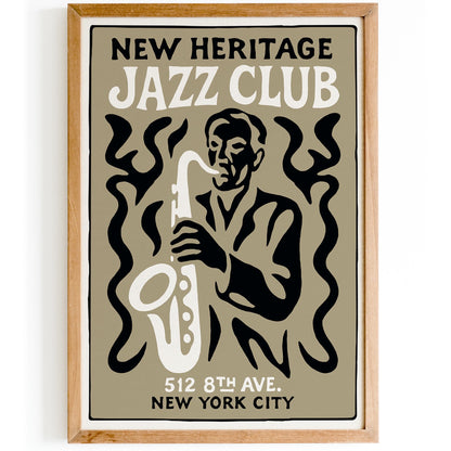 New Heritage Jazz Club Poster