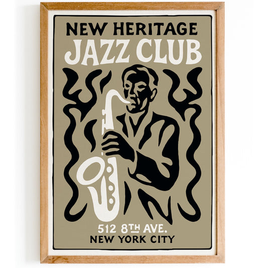 New Heritage Jazz Club Poster